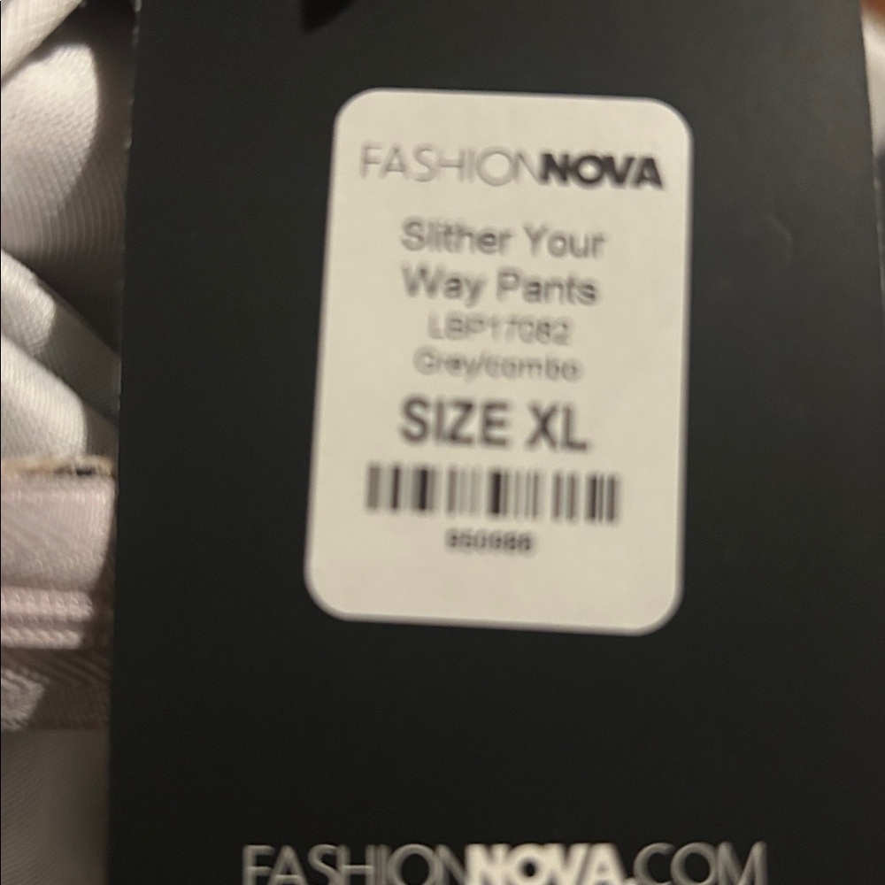 Fashion Nova Gray Sither Pants